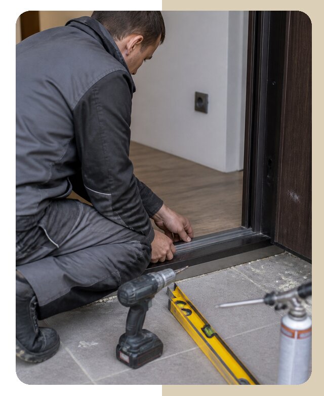 Установка порога входной двери в Новотроицке от 3664 р. | Дверной
