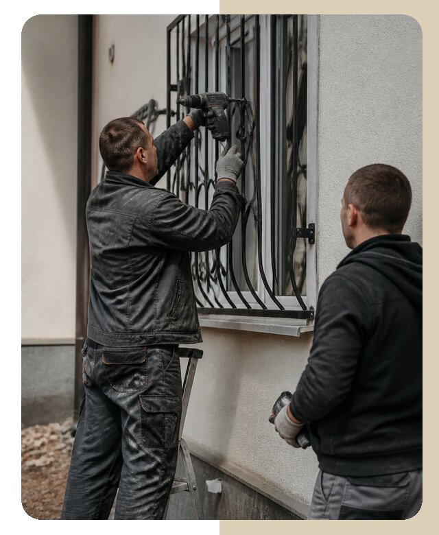Установка наружных решеток в Новотроицке от 5129 р. | Дверной